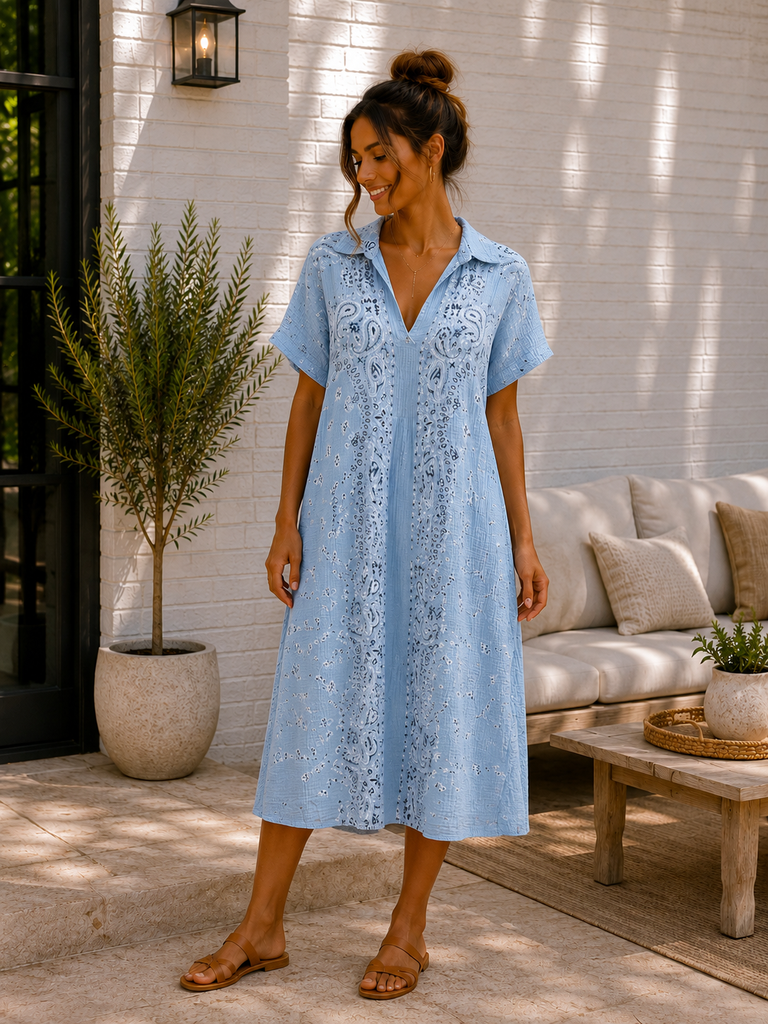 Robe Bandana - bleue ciel
