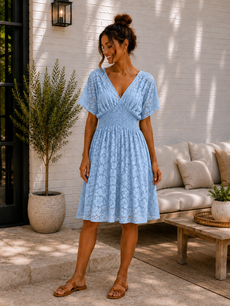 Robe Vaïana bleue ciel