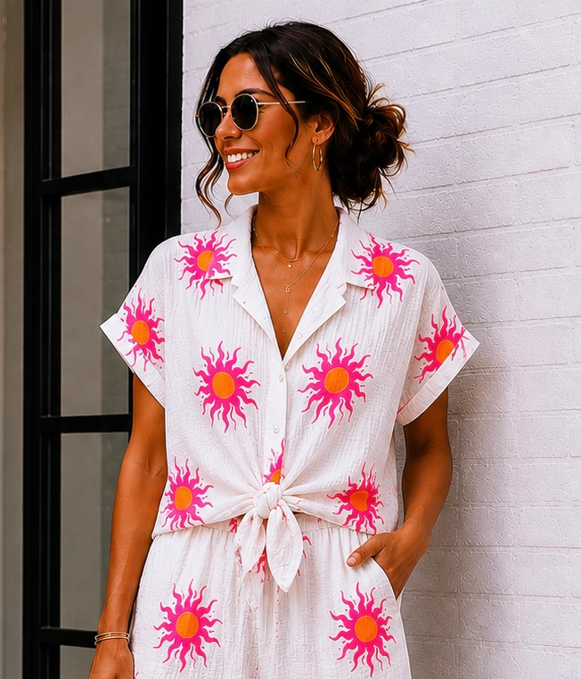 Chemise Soleil - rose