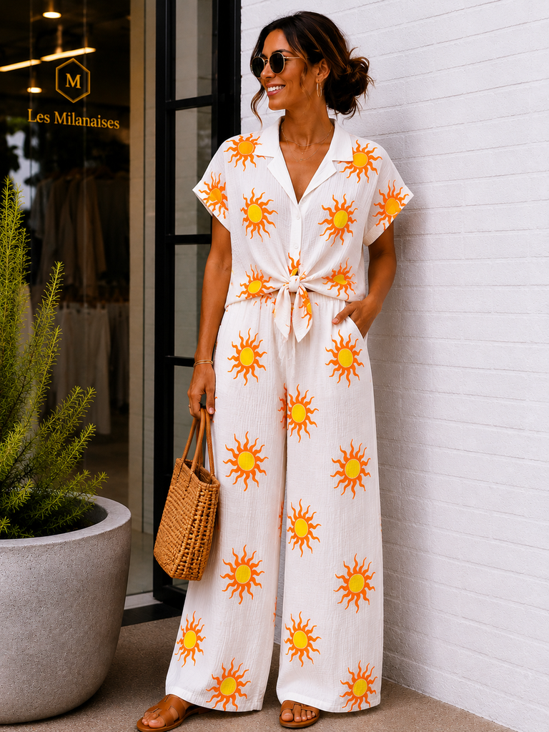 Pantalon Soleil - orange