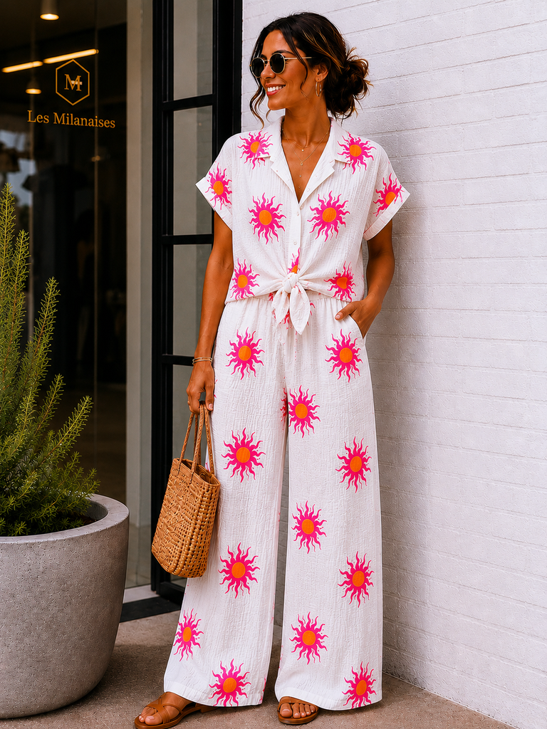 Pantalon Soleil - rose