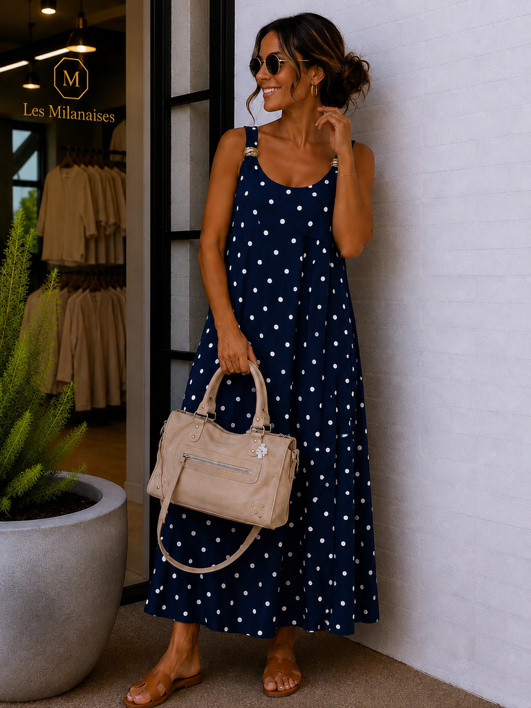 Robe Adelina - Bleue marine