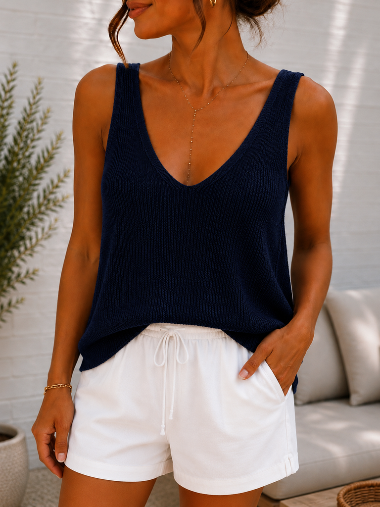 Top Adixia - bleu marine
