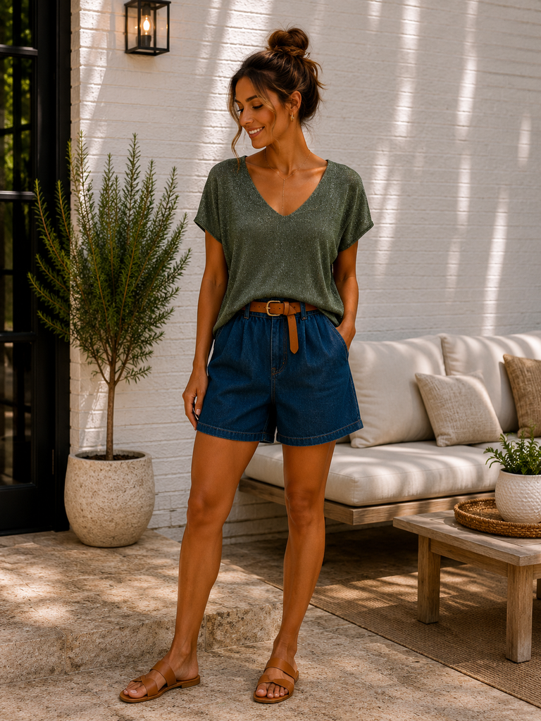 Blouse Irisa - kaki