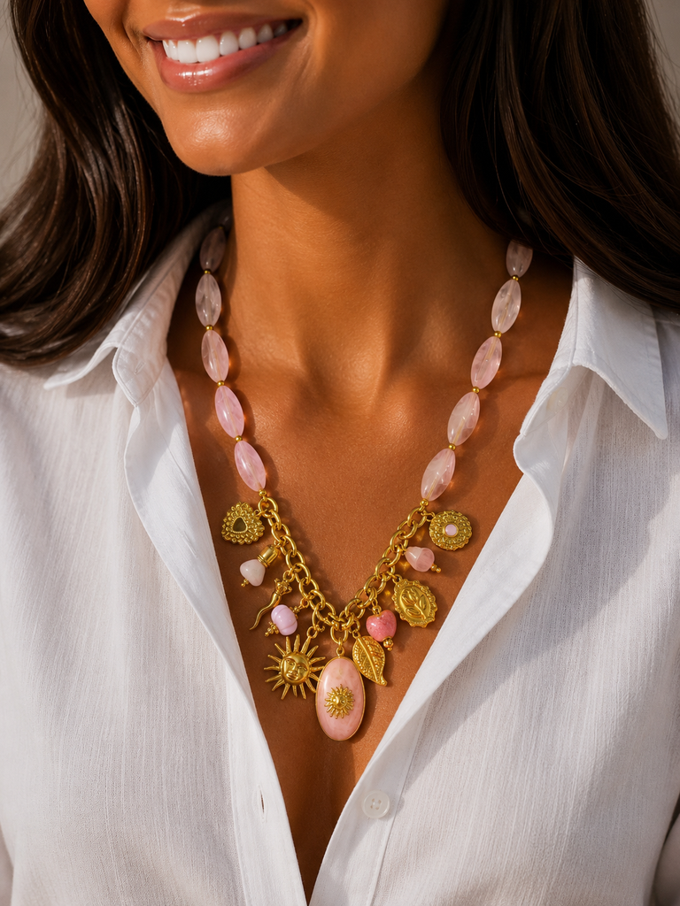 Collier rose
