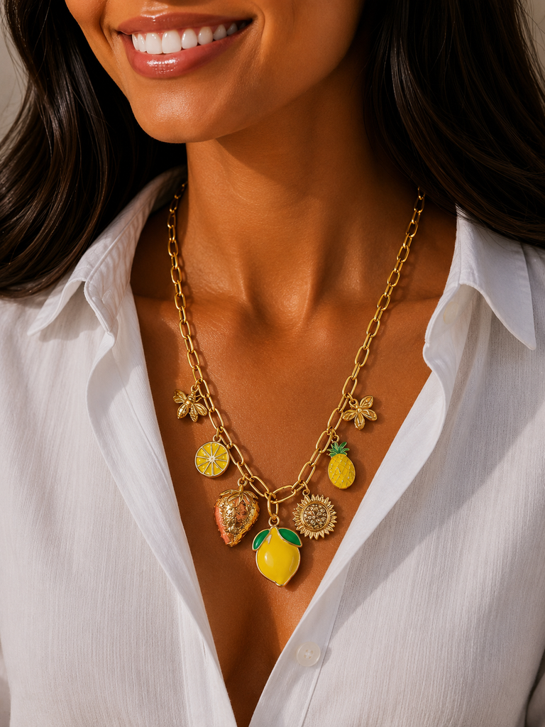 Collier citron