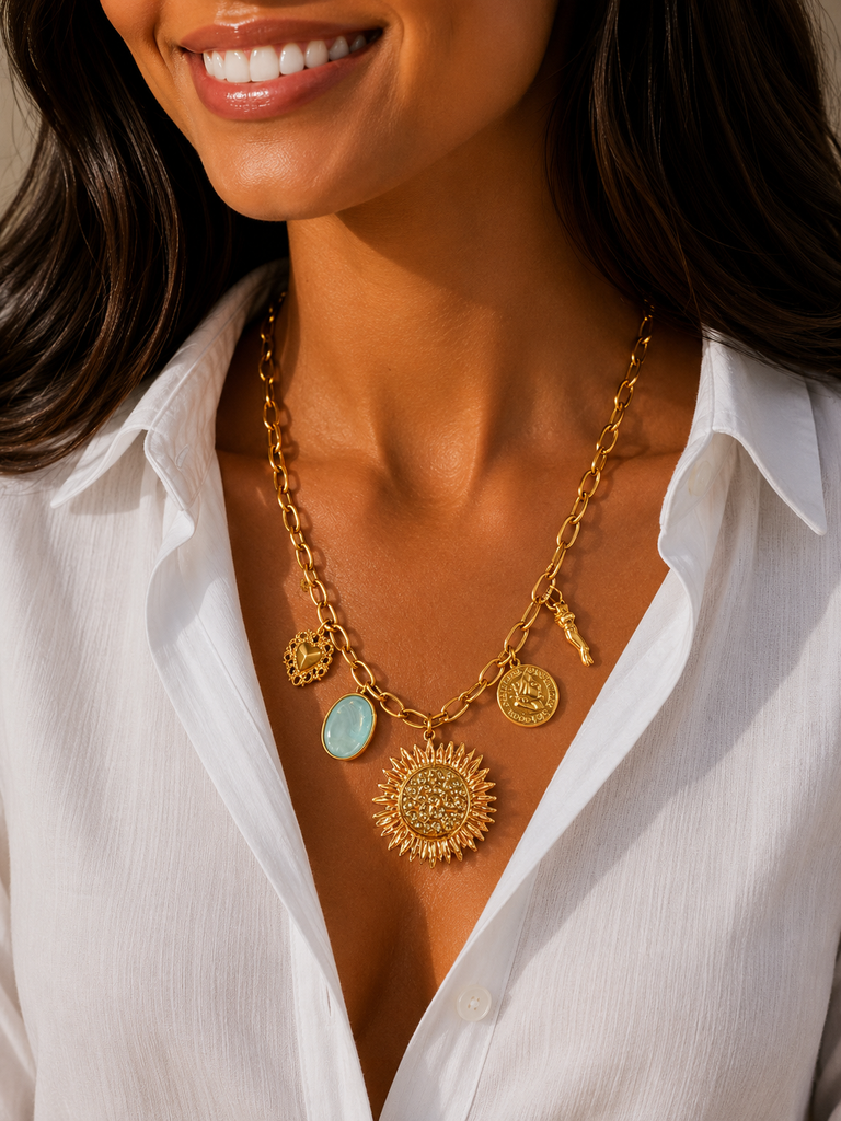 Collier turquoise