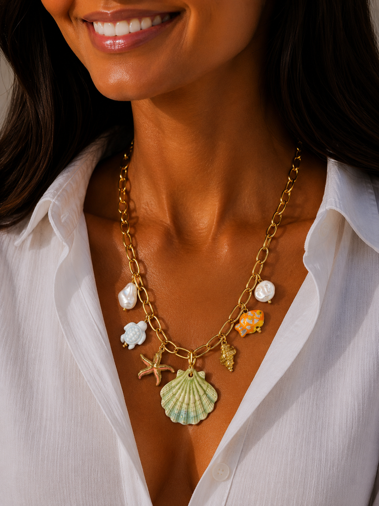 Collier coquillage