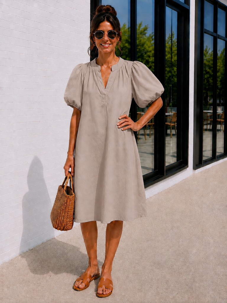 Robe Gianna - taupe