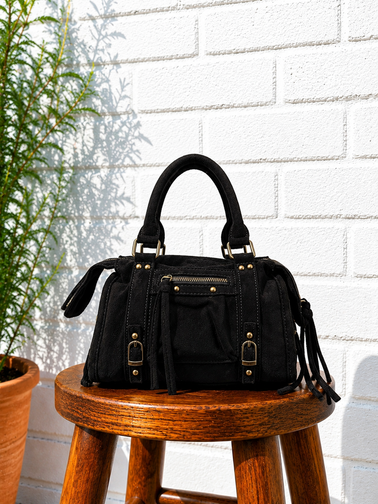 Sac gaga en suédine XS - Noir