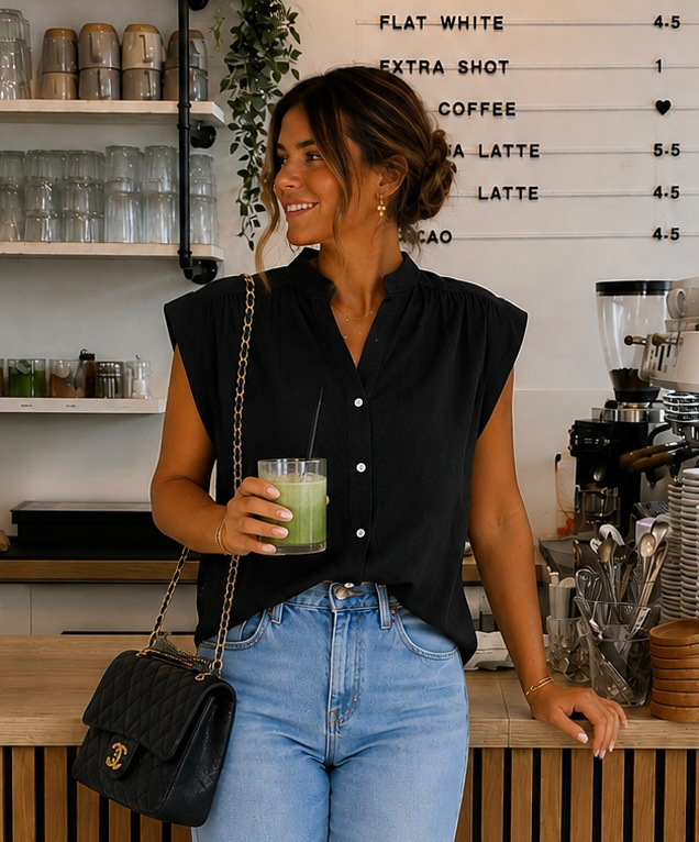 Blouse Sofia - noire