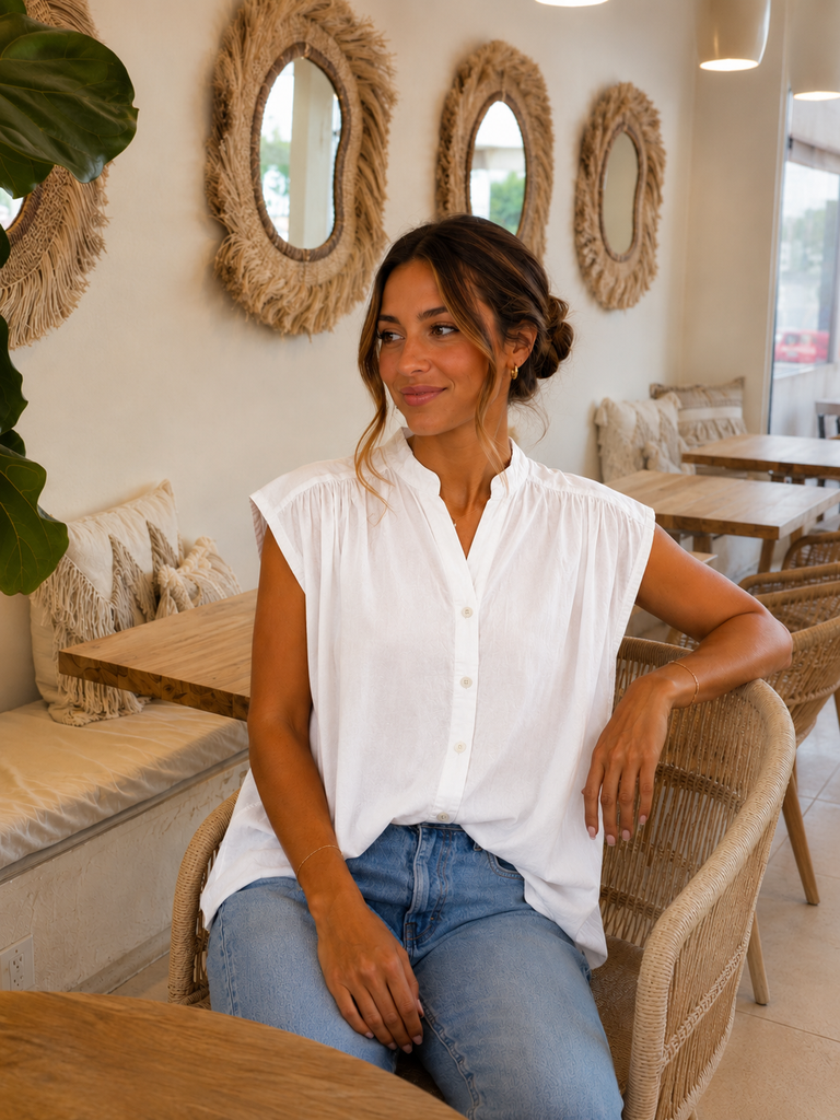 Blouse Sofia - blanche