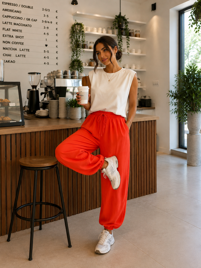 Pantalon Aladin - orange
