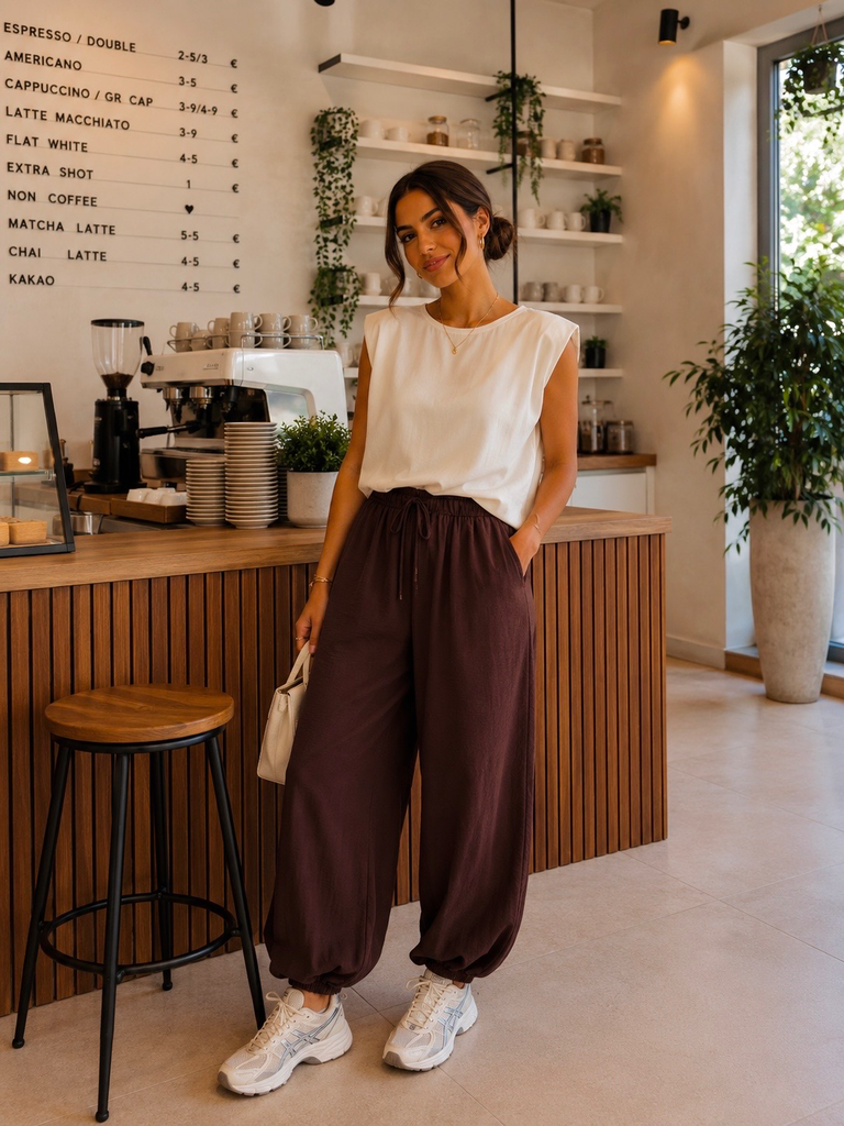 Pantalon Aladin - chocolat