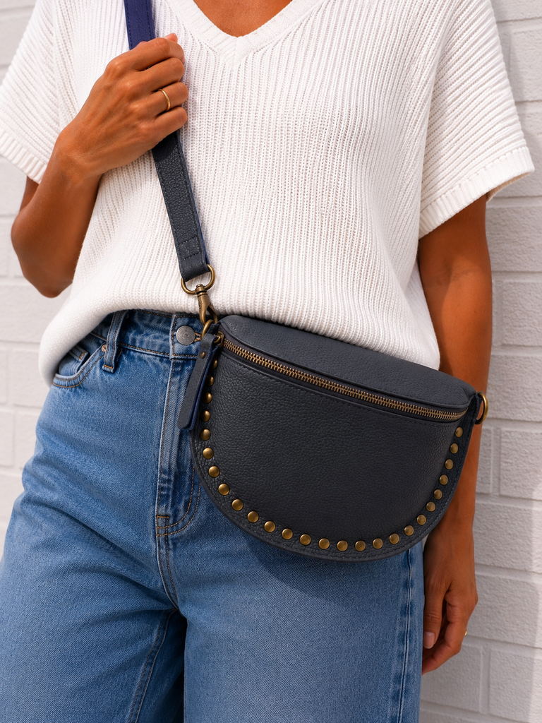 Sac Rosa cuir - gris