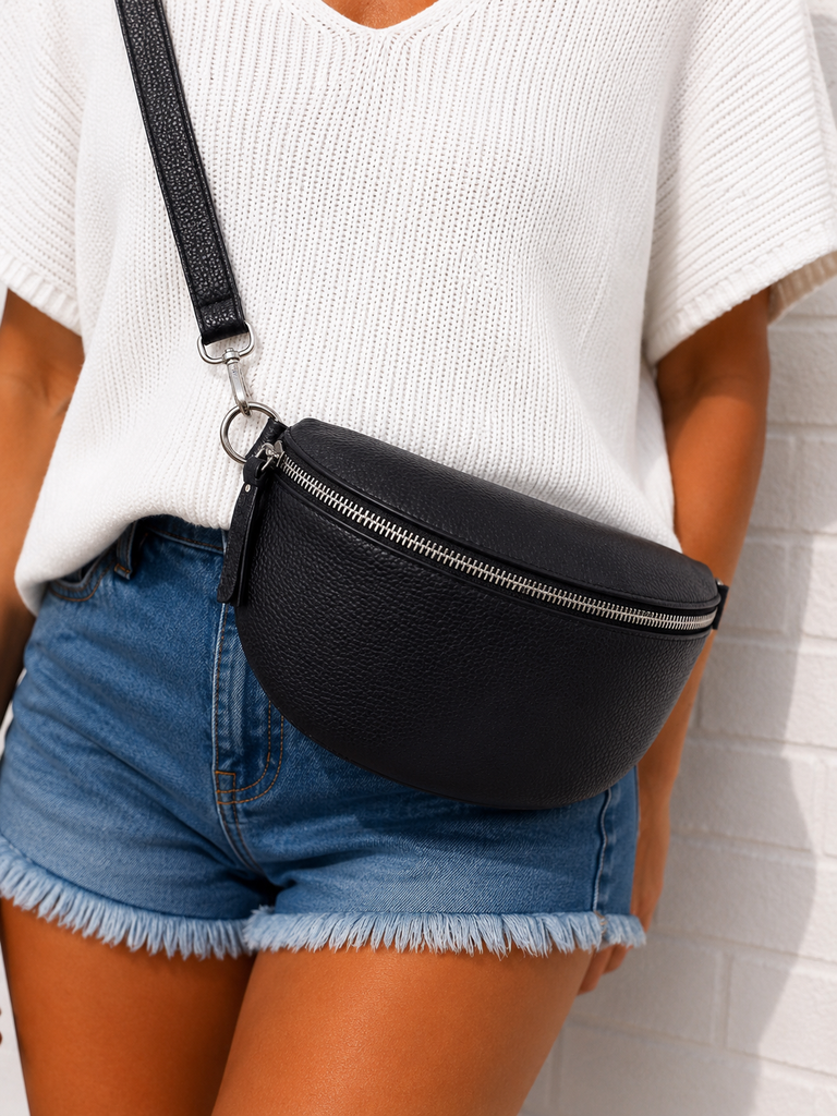 Sac Fina cuir - noir