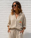 Chemise Arc en ciel - beige