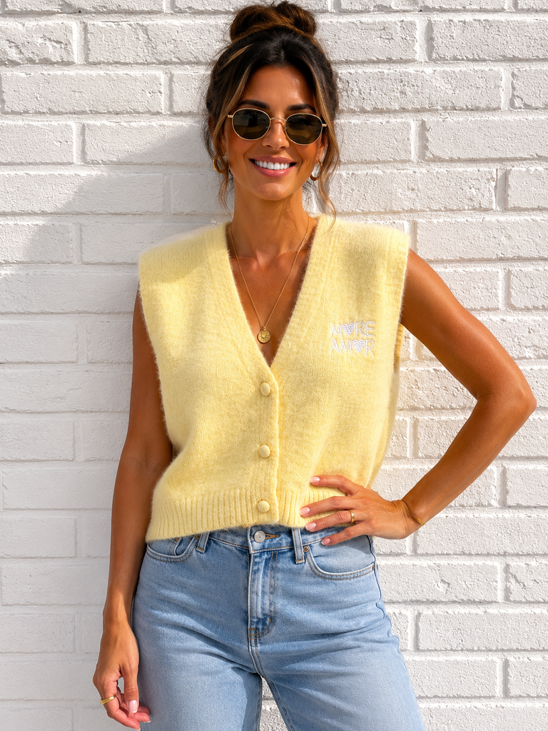Gilet Sylvia - jaune
