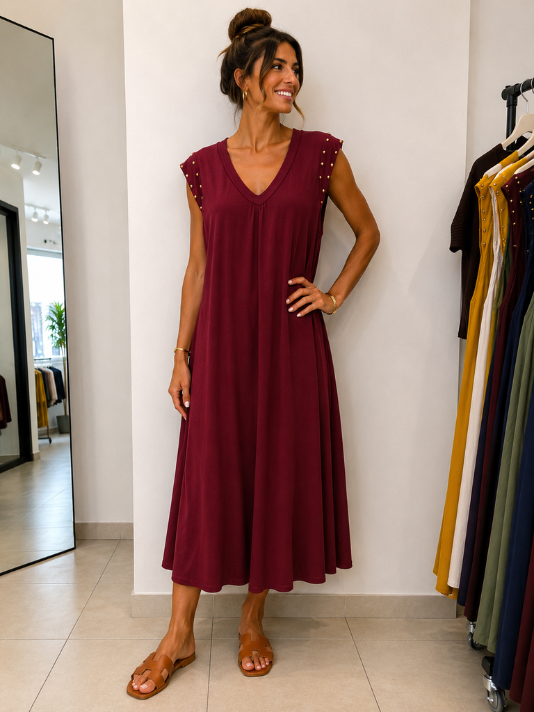 Robe Agostina - bordeaux