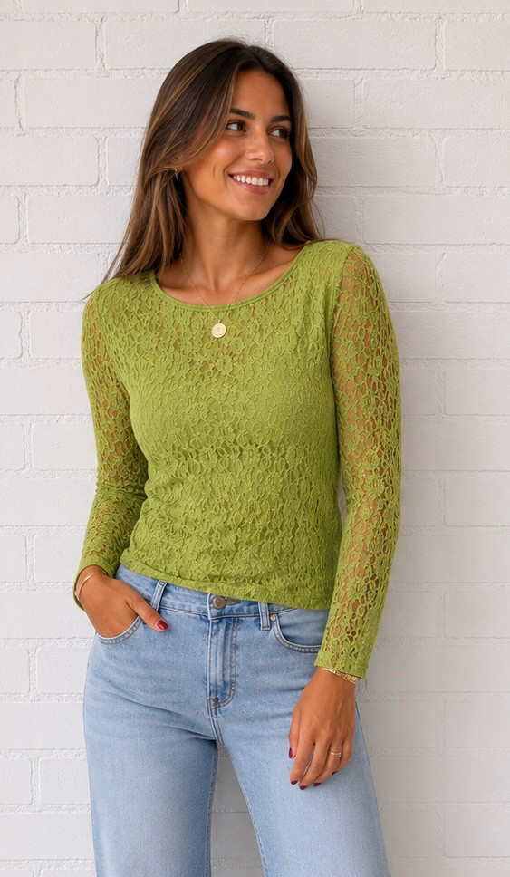Blouse Élodie - verte