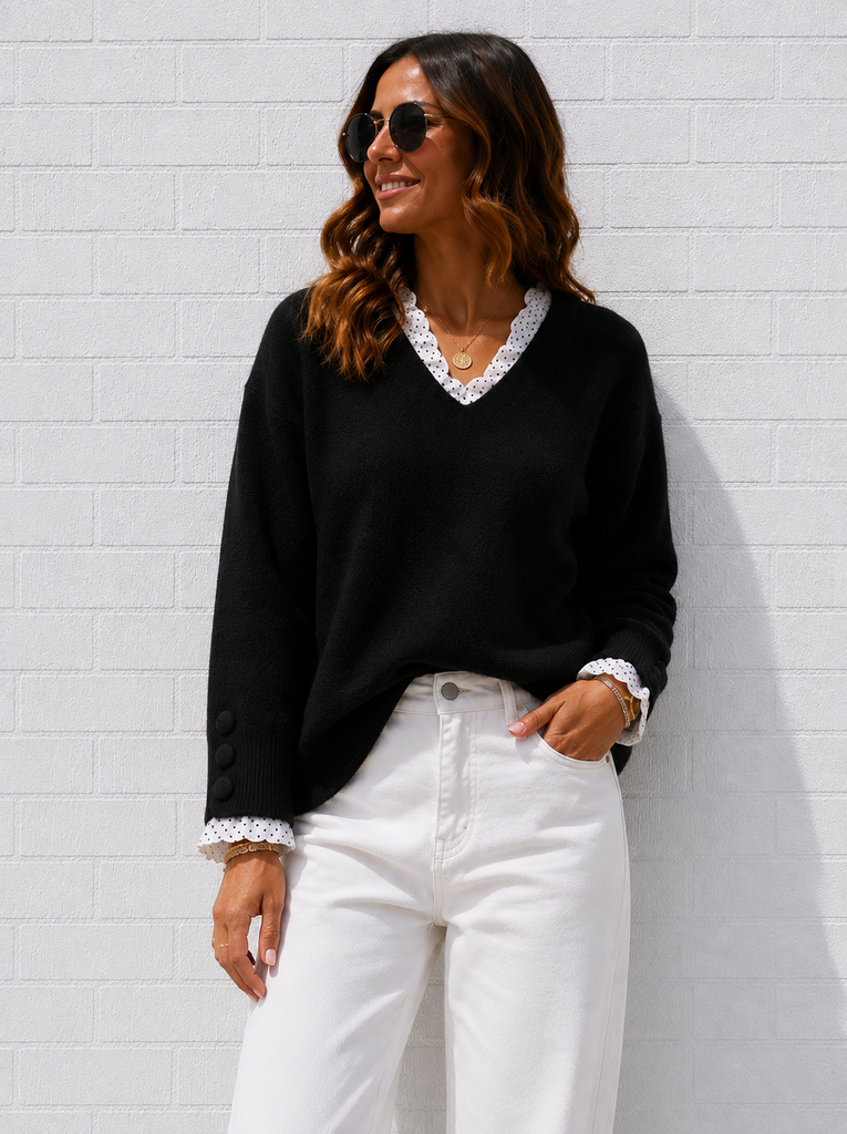 Pull Sandrine- noir