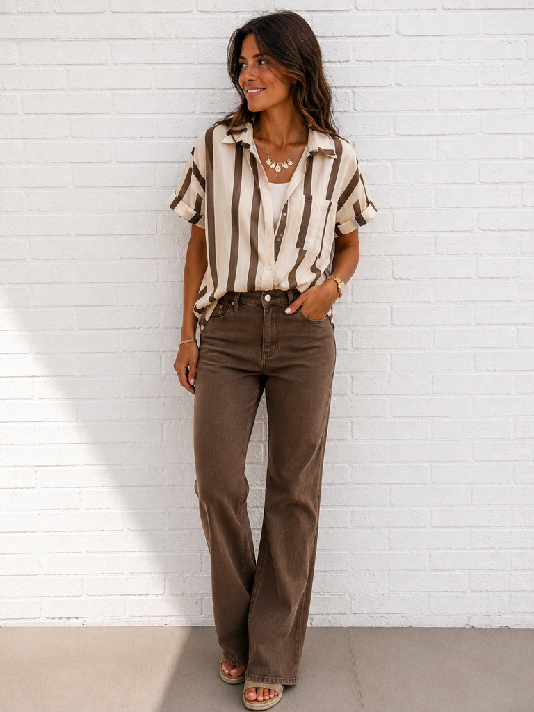 Jeans - chocolat