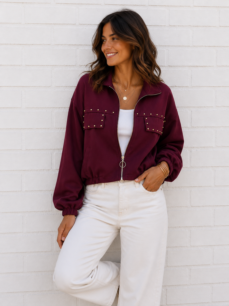 Veste Alice - bordeaux