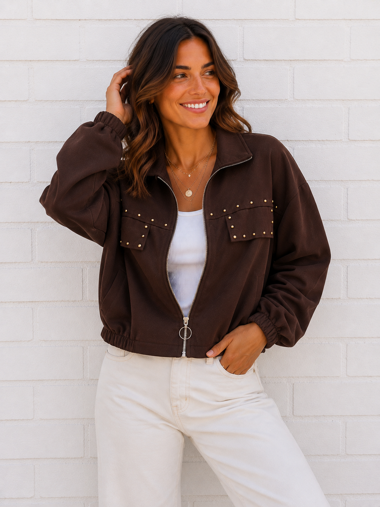 Veste Alice - chocolat