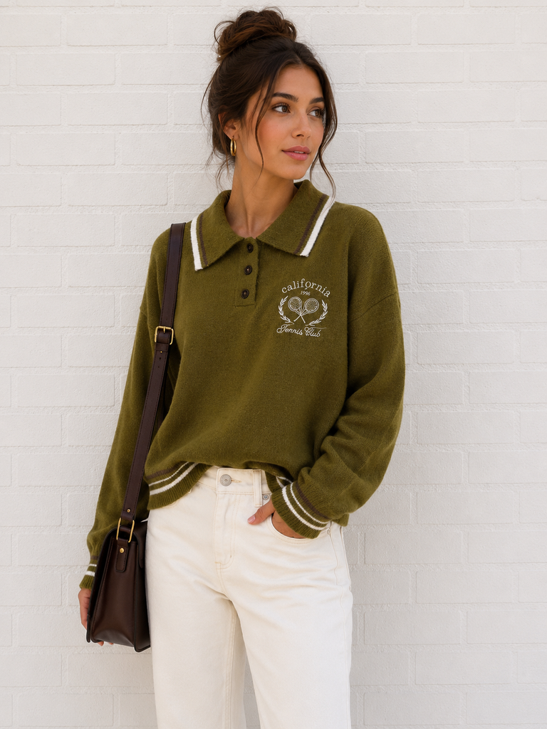 Pull Iris - vert