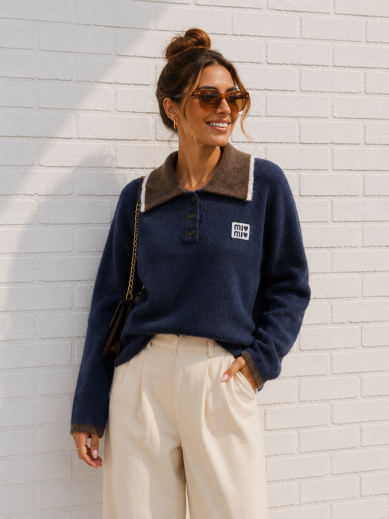 Pull Miumi - bleu marine