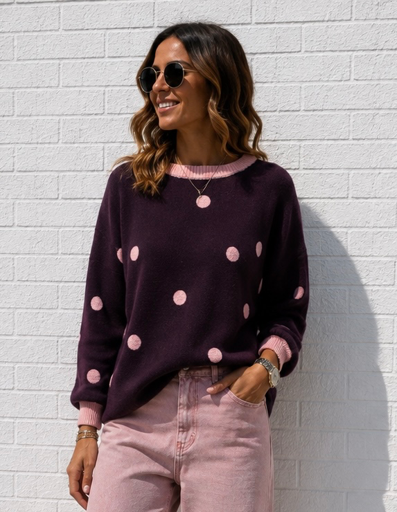 Pull Margaux - bordeaux