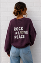Gilet Rock - bordeaux
