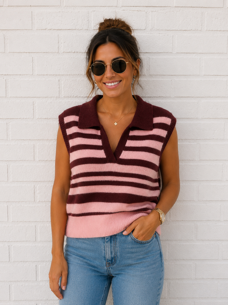 Pull Marion - bordeaux