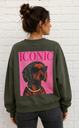 Sweat Iconic - kaki