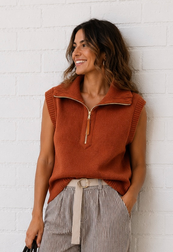 Pull Heidi - brique
