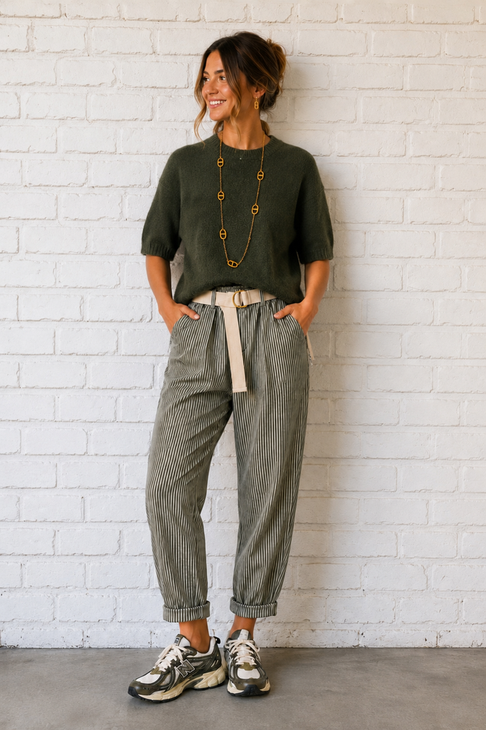 Pantalon Barrista - kaki