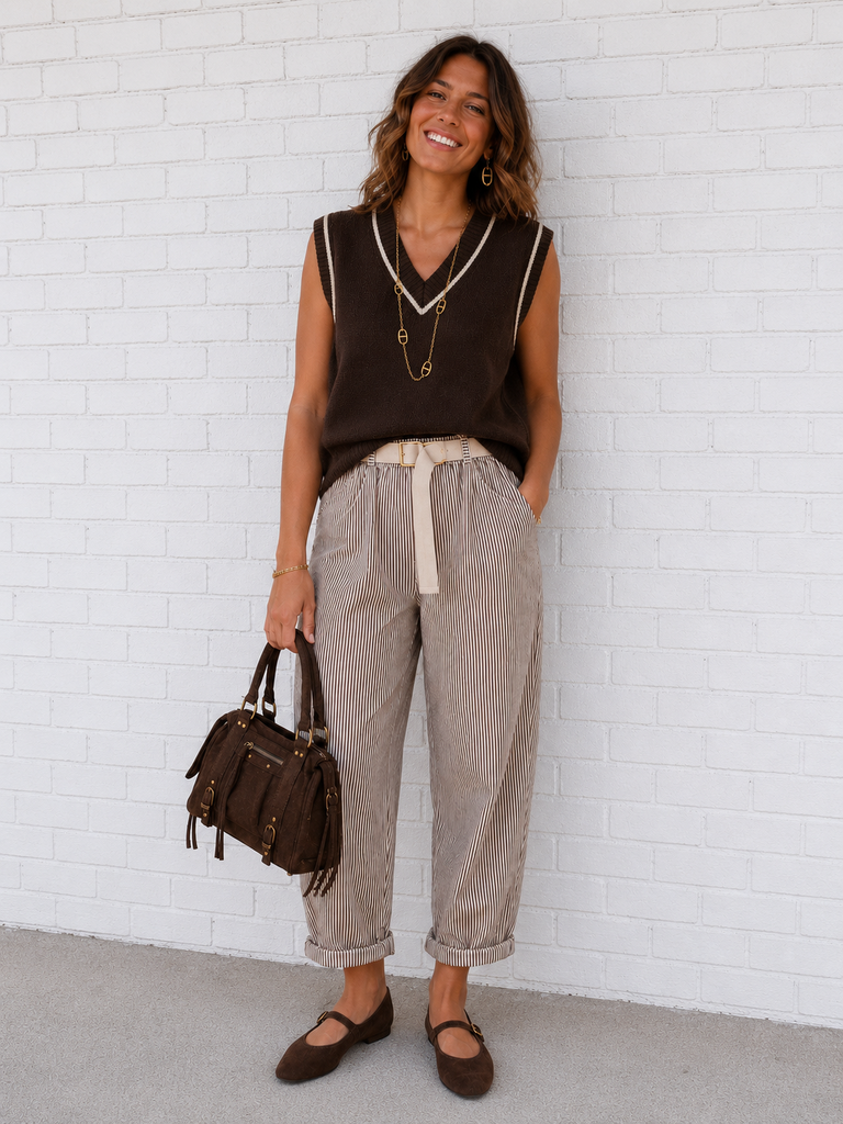 Pantalon Barrista - chocolat