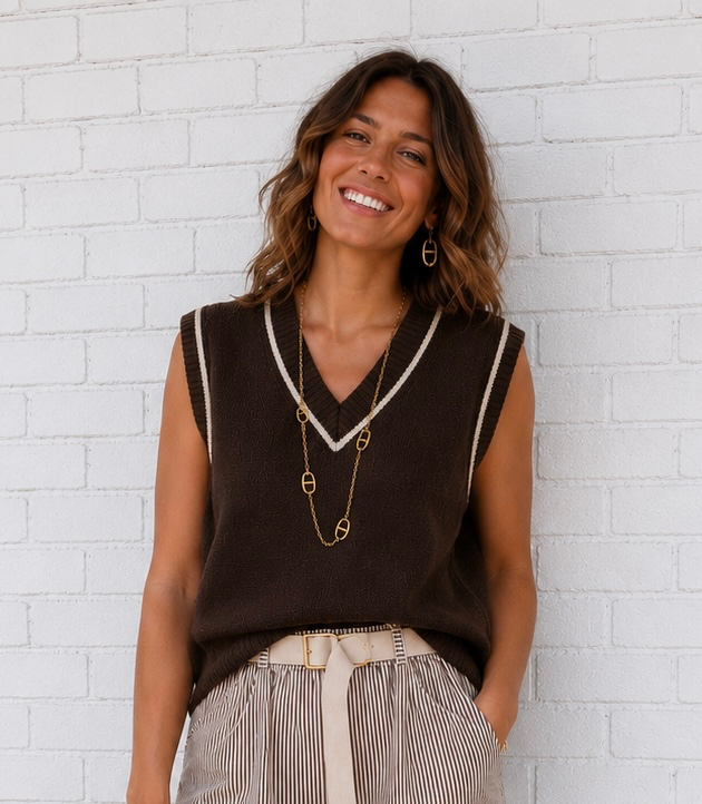 Pull Adelina - chocolat