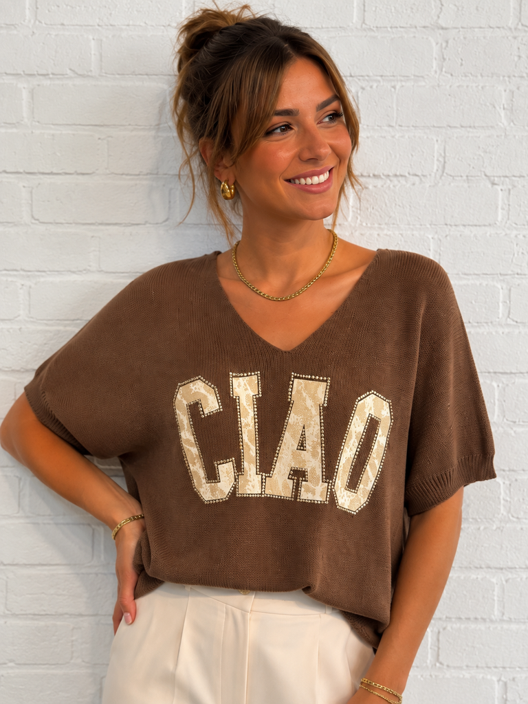 Pull Ciao - chocolat
