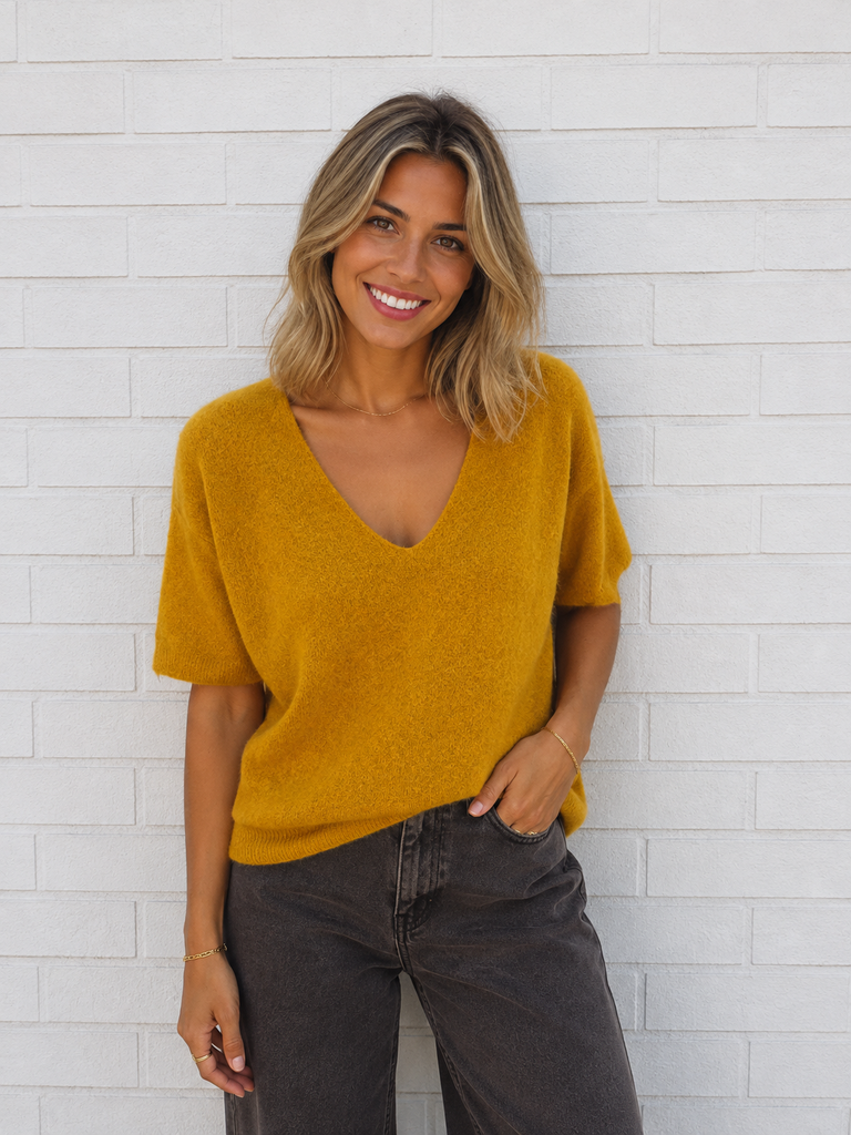 Pull Nikki - moutarde