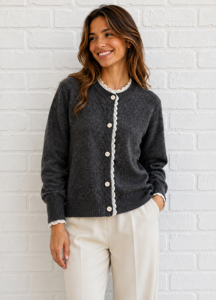 Gilet Bernadette - gris foncé