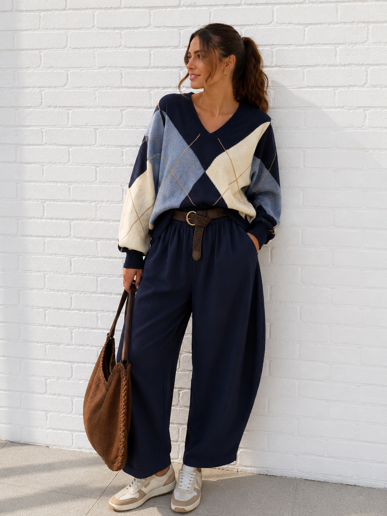 Pantalon Jenna - bleu marine
