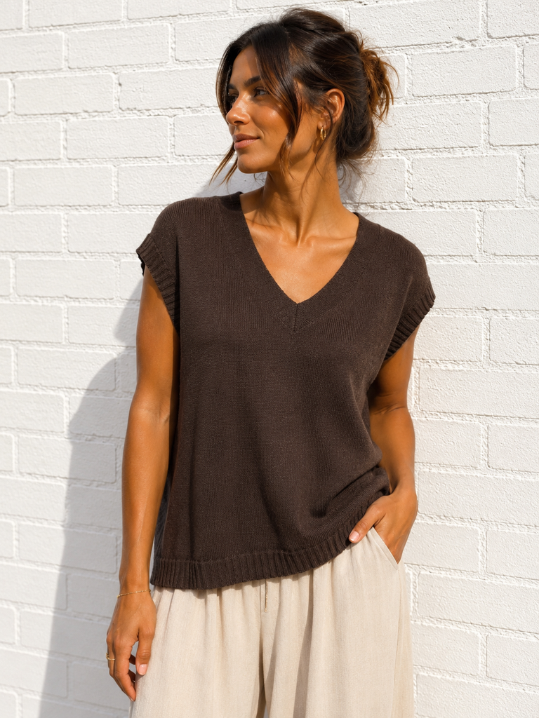 Pull Laure - chocolat