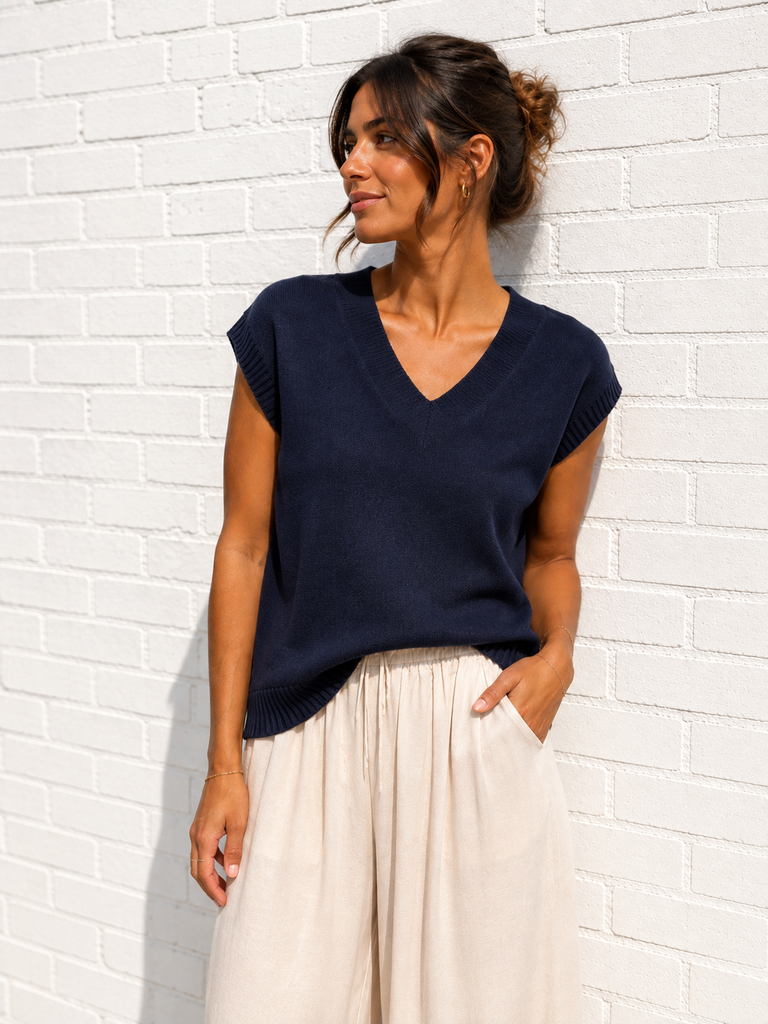 Pull Laure - bleu marine