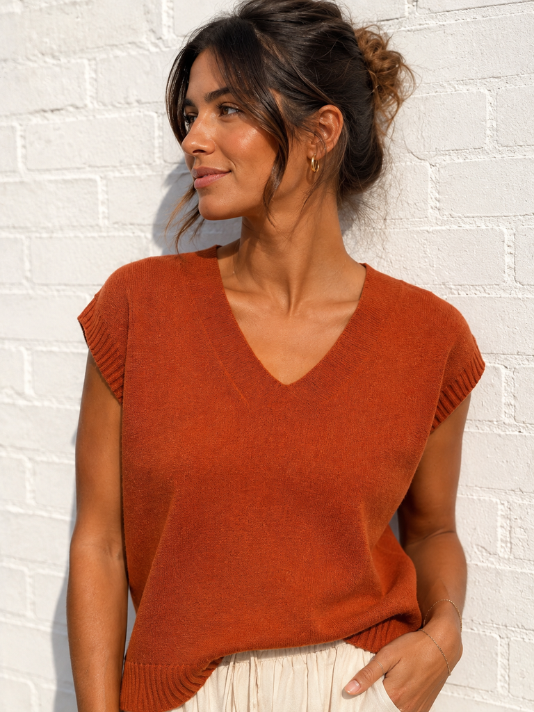 Pull Laure - brique