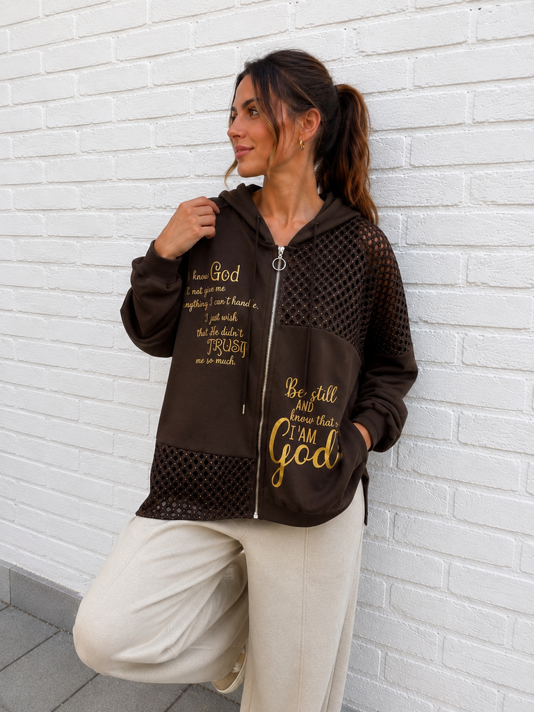 Gilet Sacha - chocolat