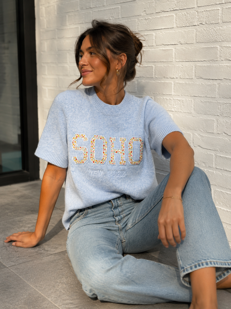 Pull Soho - bleu