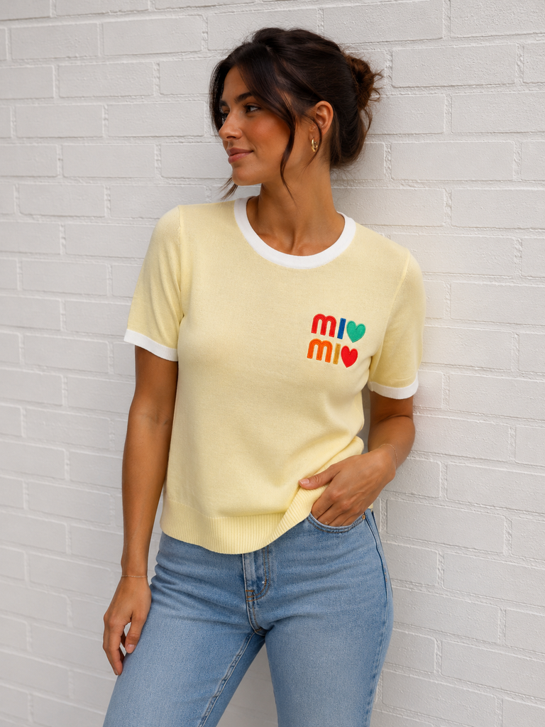 Pull mimi - jaune