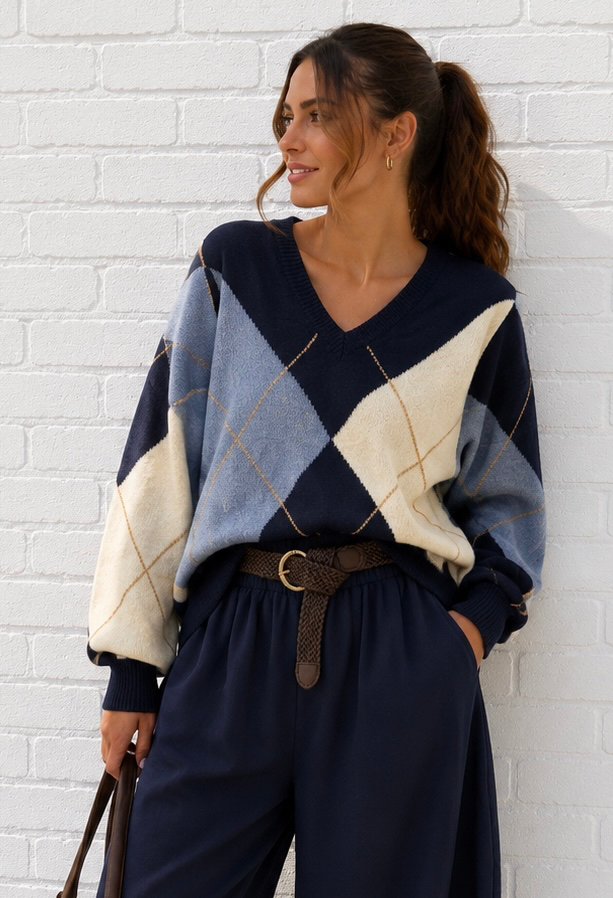 Pull Jeanne - bleu marine