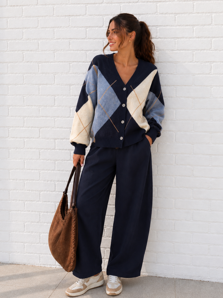 Gilet Jeanne - bleu marine